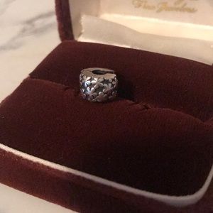 Authentic Pandora flowered spacer Clip